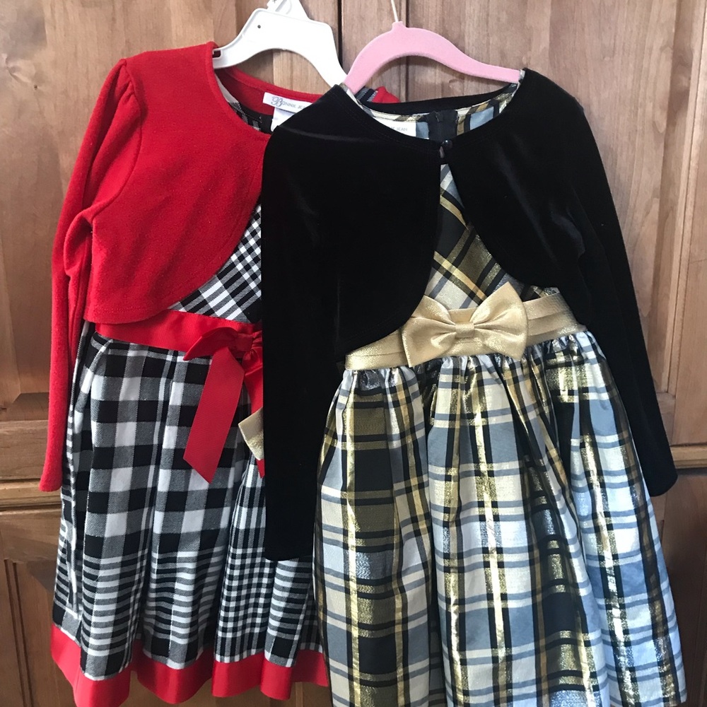Set of 2 Bonnie Jean girls dresses size 6